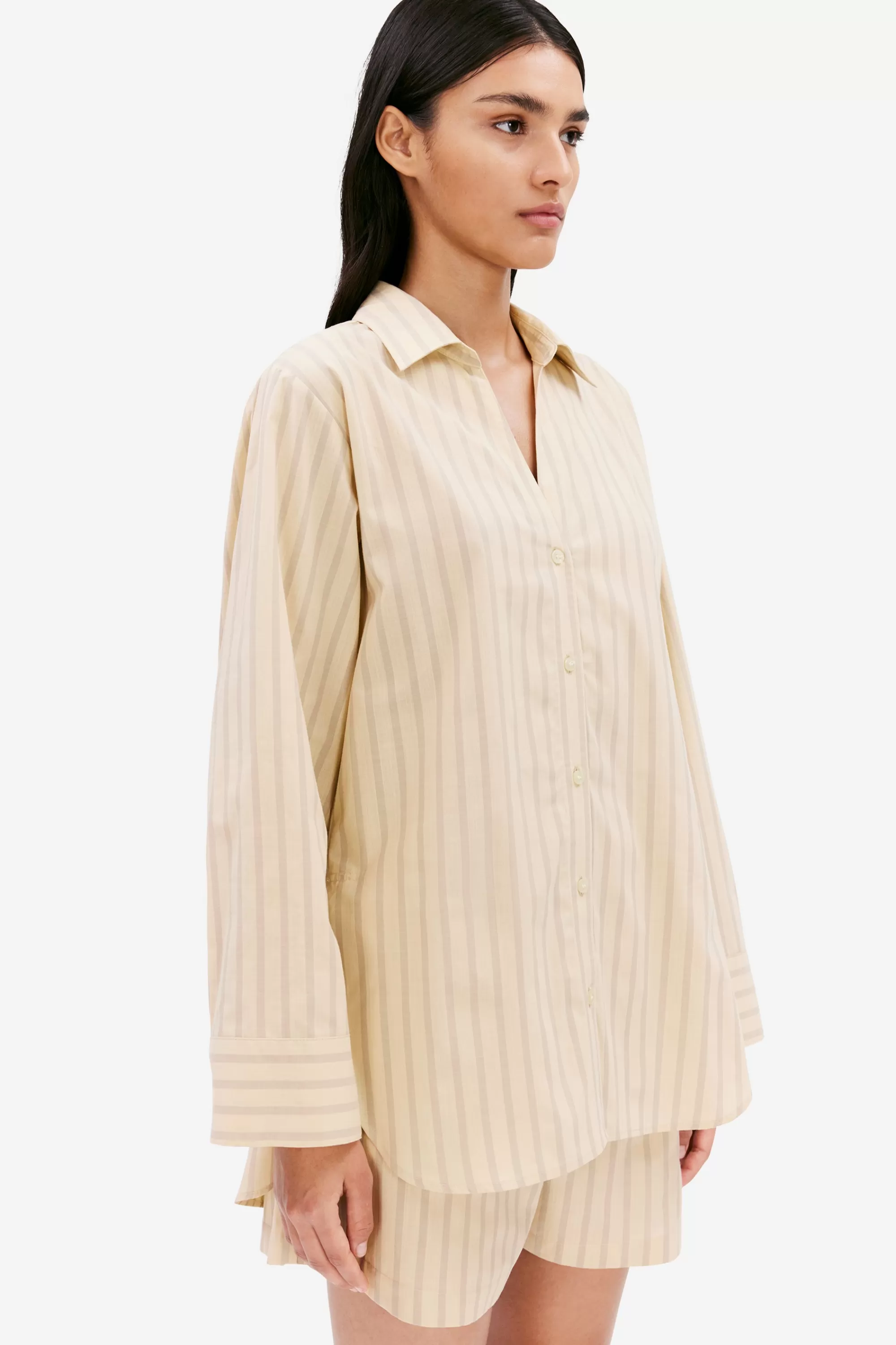 Discount Bettina sand stripe Toppar