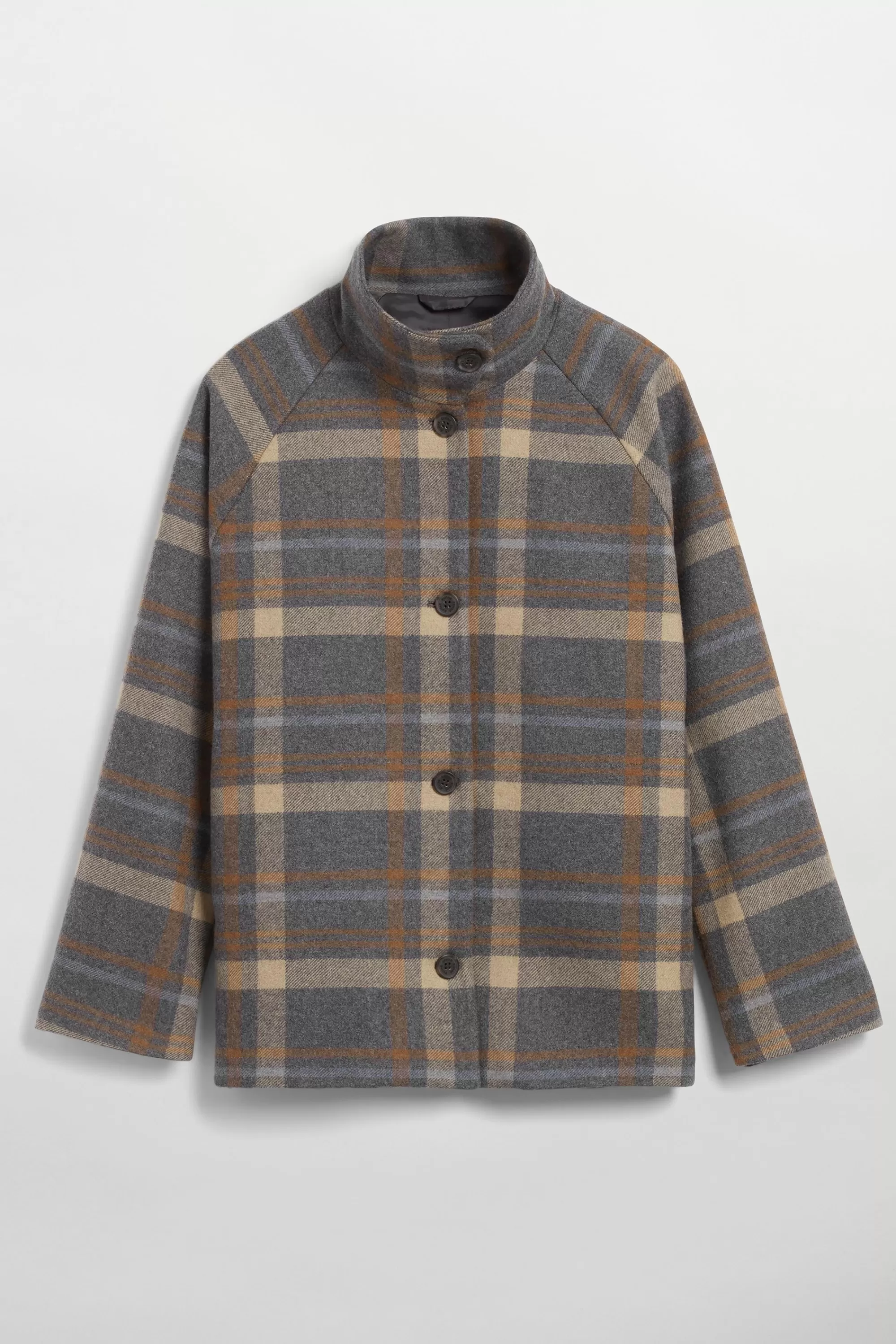 Fashion Melvina grey check Jackor