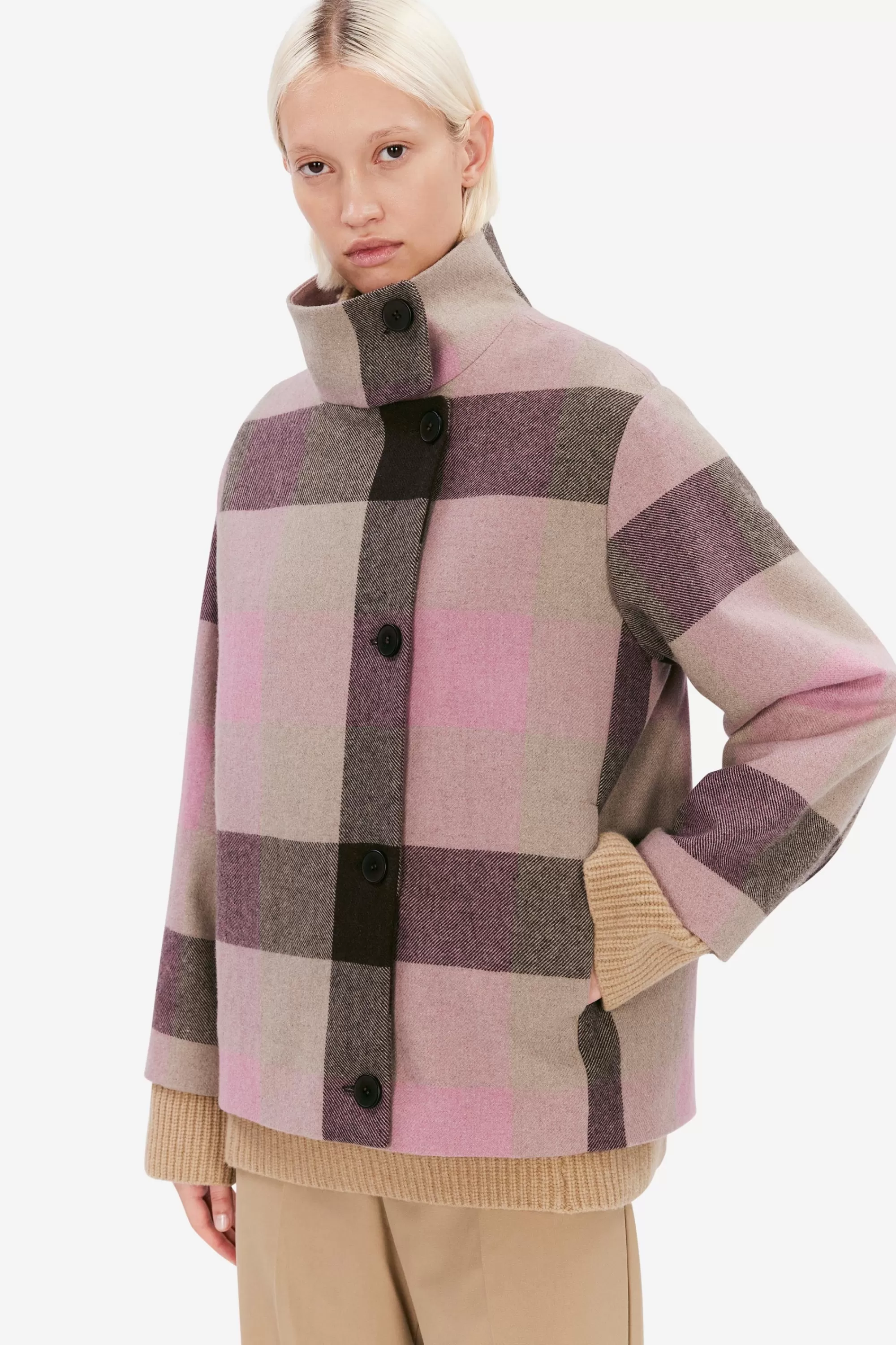 Flash Sale Ronja pink check Jackor